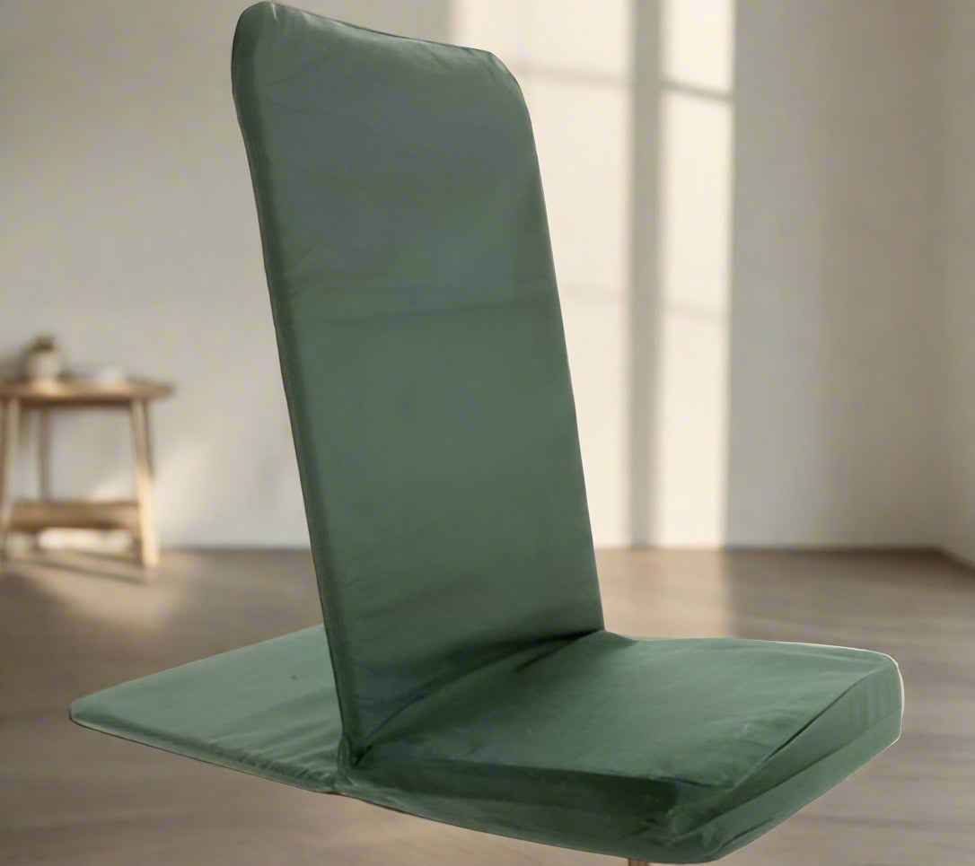 Forest green OMSutra Folding Meditation Chair